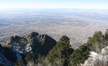 View from Sandia Crest